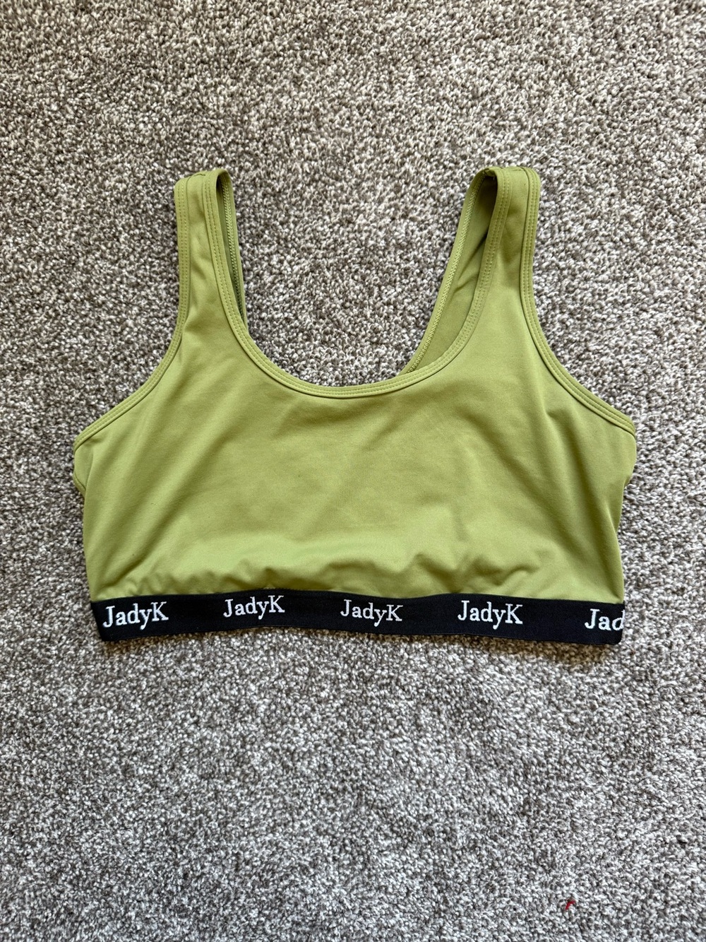 JadyK Olive Green Sports Bra